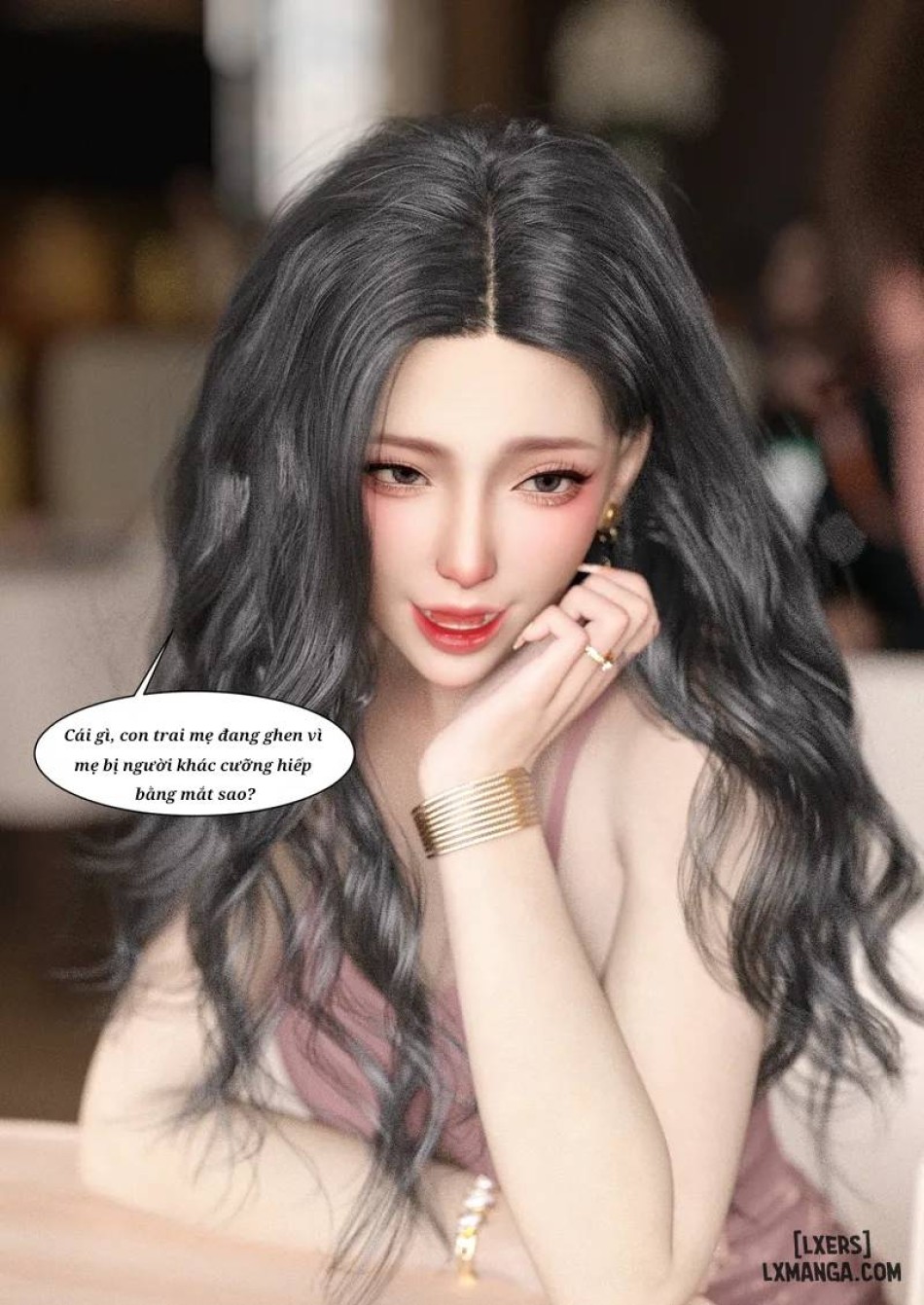 Mẹ tôi bị thằng bạn chơi. 