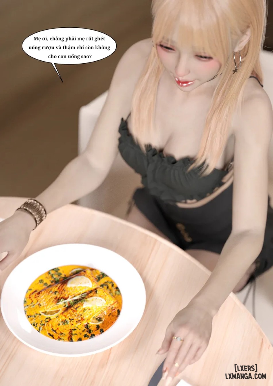 Mẹ tôi bị thằng bạn chơi. 
