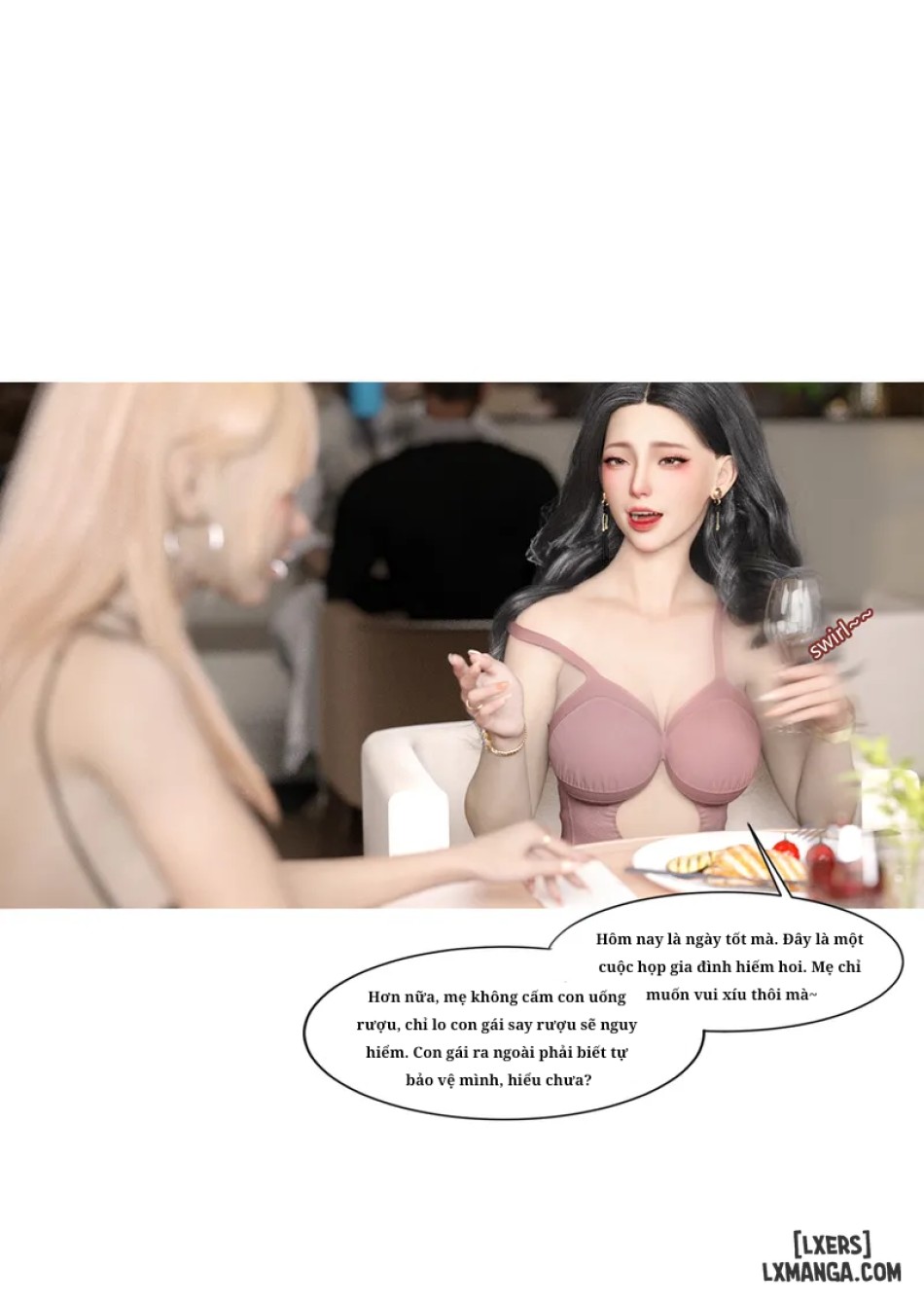 Mẹ tôi bị thằng bạn chơi. 