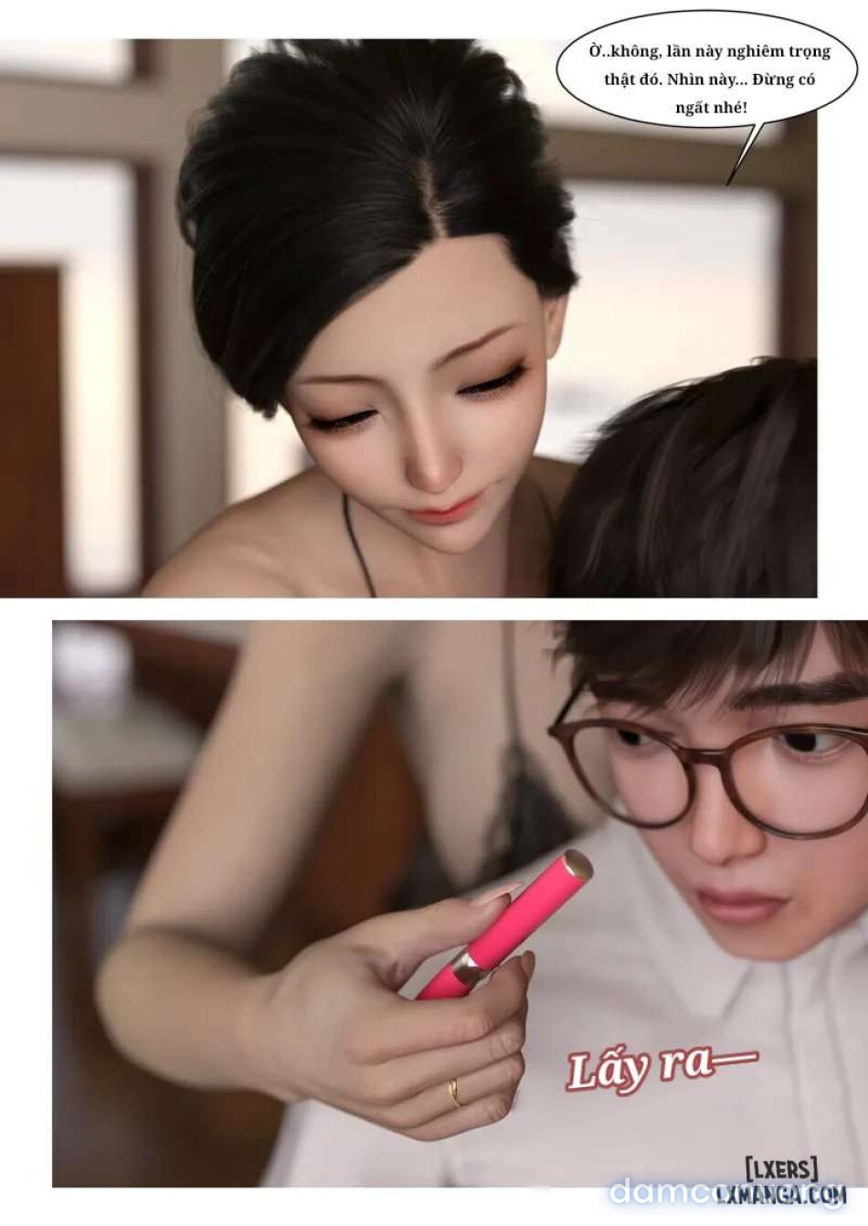 Mẹ tôi bị thằng bạn chơi. 