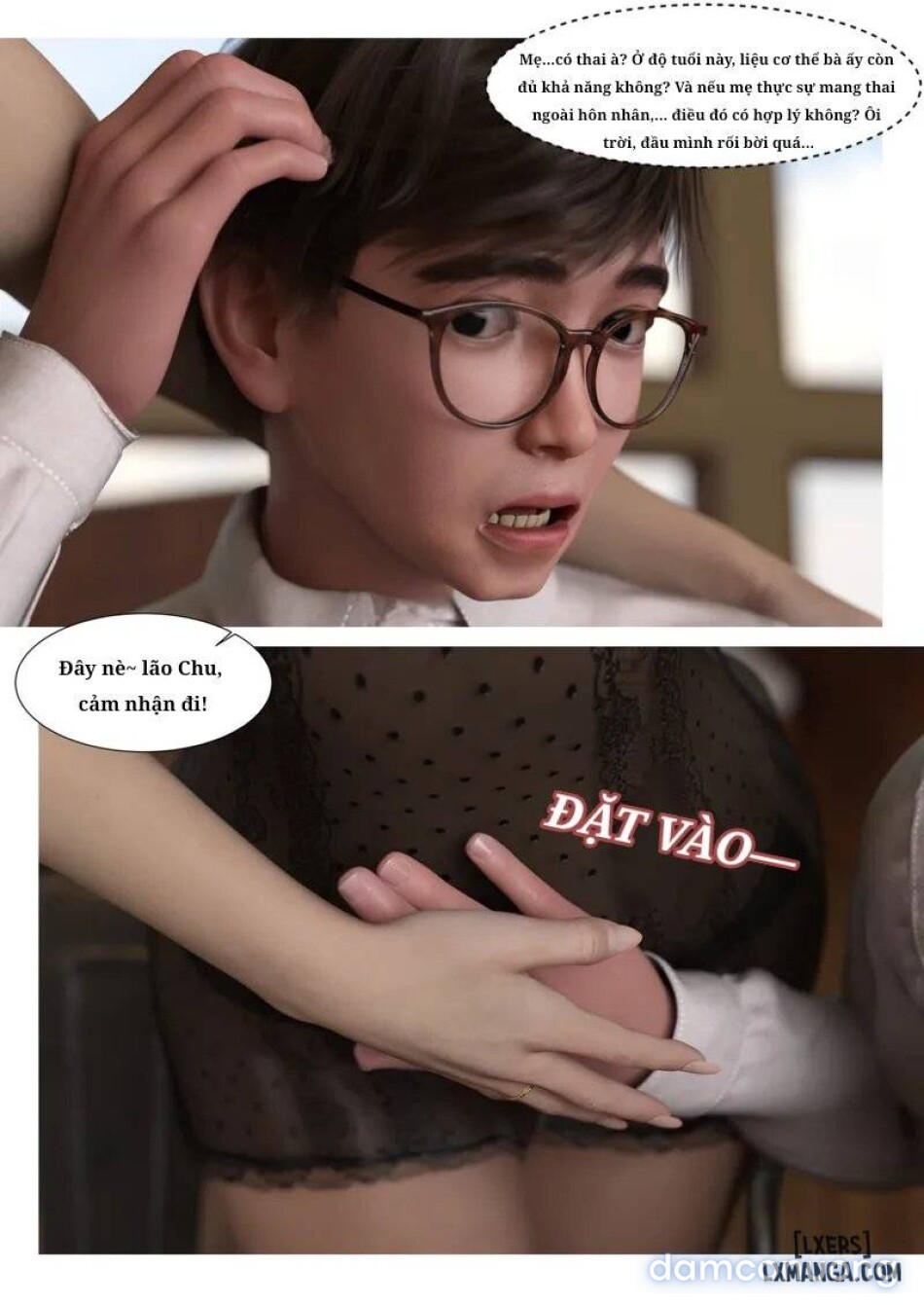 Mẹ tôi bị thằng bạn chơi. 