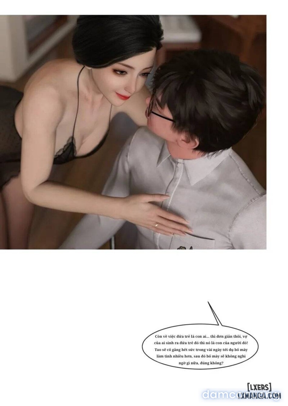 Mẹ tôi bị thằng bạn chơi. 