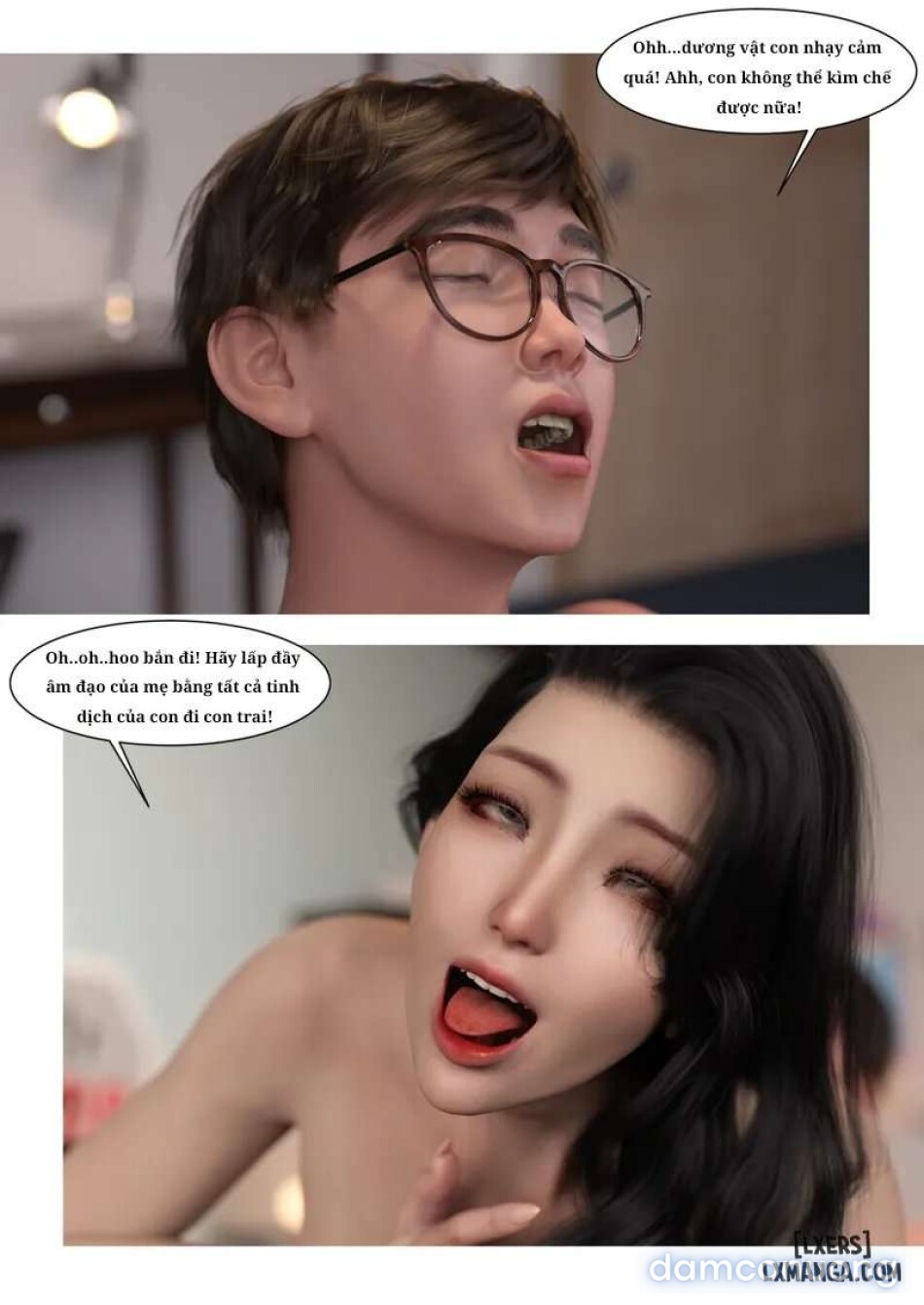 Mẹ tôi bị thằng bạn chơi. 