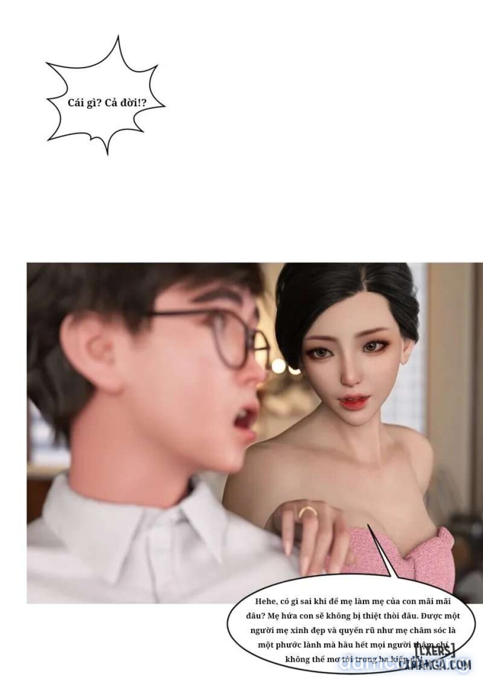 Mẹ tôi bị thằng bạn chơi. 