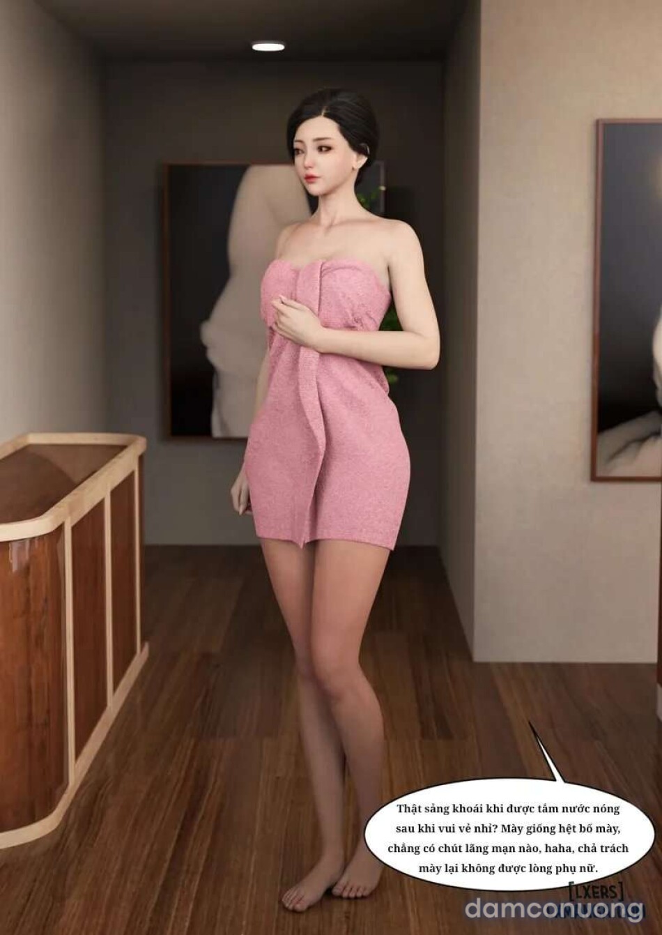 Mẹ tôi bị thằng bạn chơi. 