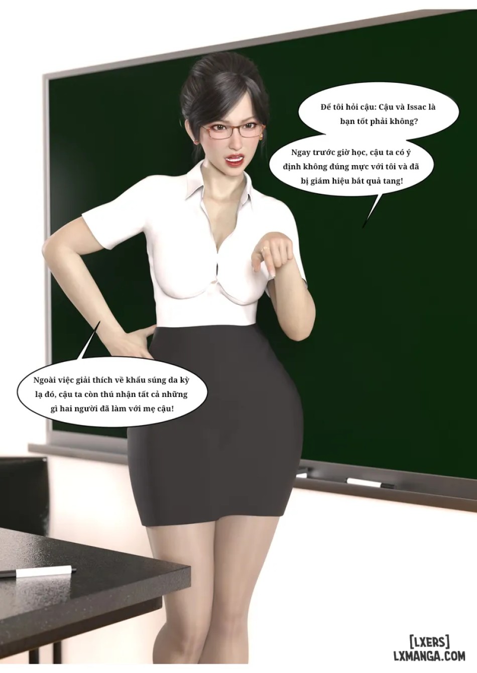 Mẹ tôi bị thằng bạn chơi. 