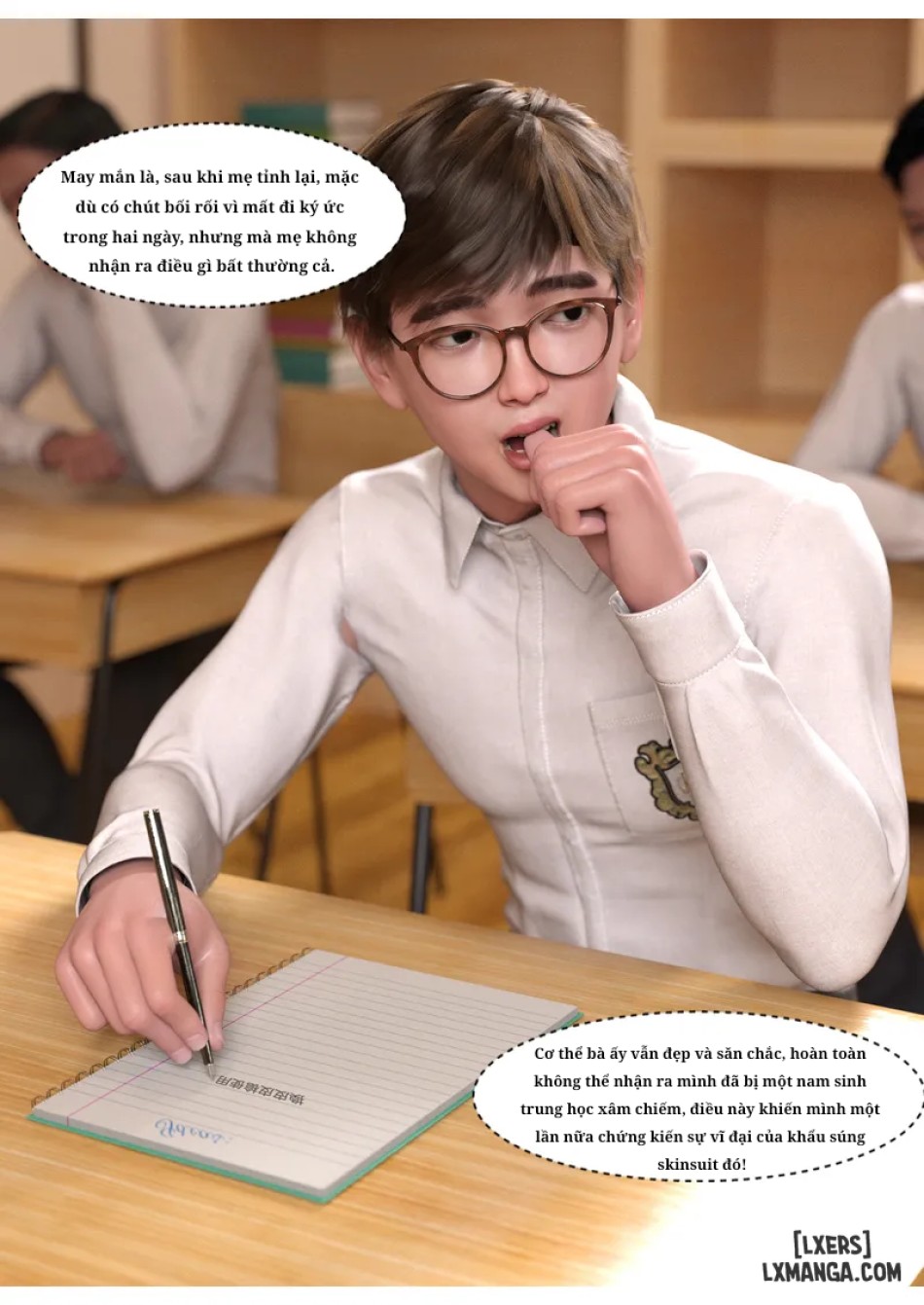 Mẹ tôi bị thằng bạn chơi. 