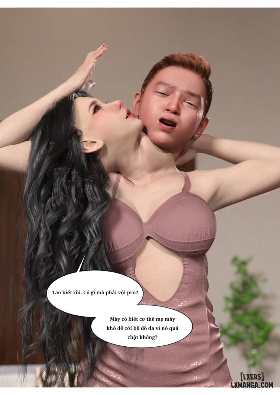 Mẹ tôi bị thằng bạn chơi. 