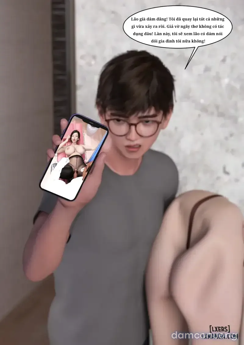 Mẹ tôi bị thằng bạn chơi. 