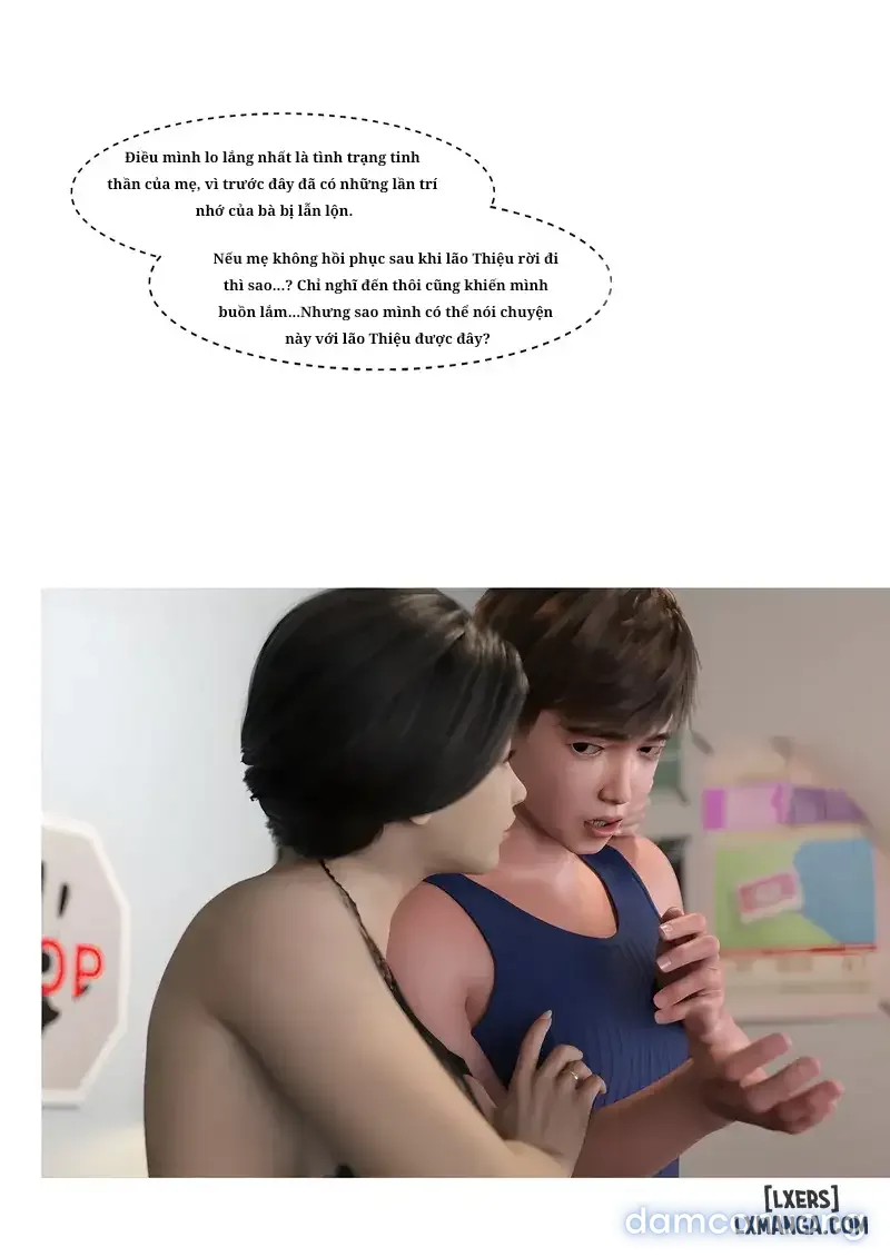 Mẹ tôi bị thằng bạn chơi. 