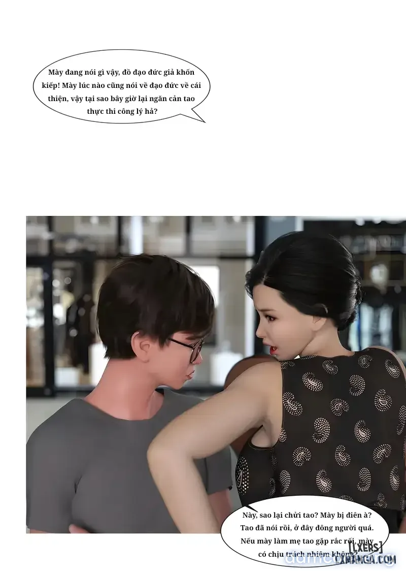 Mẹ tôi bị thằng bạn chơi. 