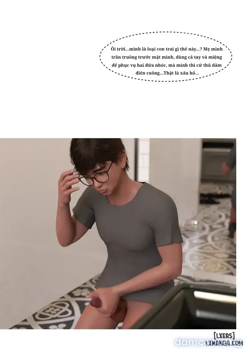 Mẹ tôi bị thằng bạn chơi. 