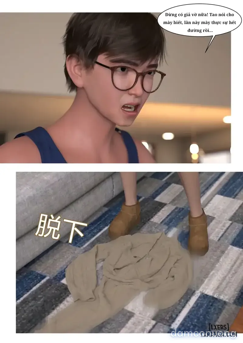 Mẹ tôi bị thằng bạn chơi. 
