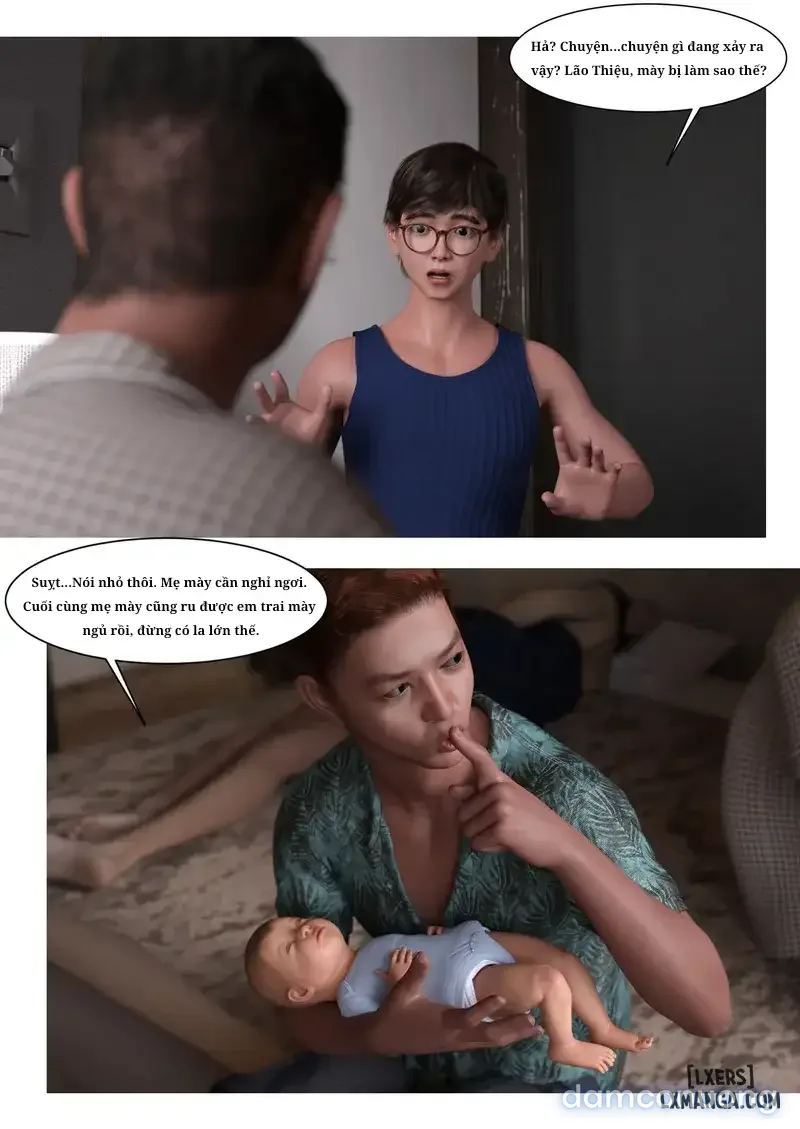Mẹ tôi bị thằng bạn chơi. 