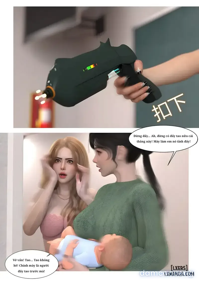 Mẹ tôi bị thằng bạn chơi. 