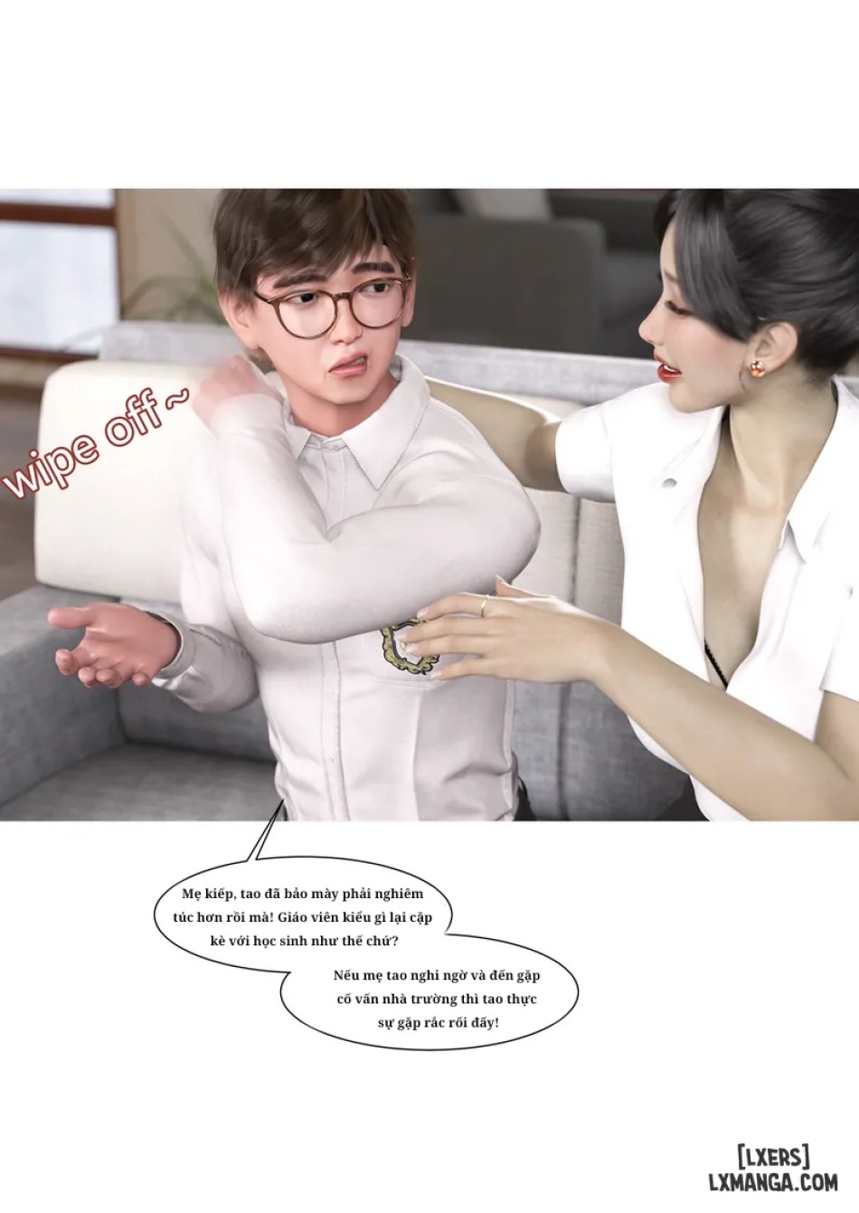Mẹ tôi bị thằng bạn chơi. 