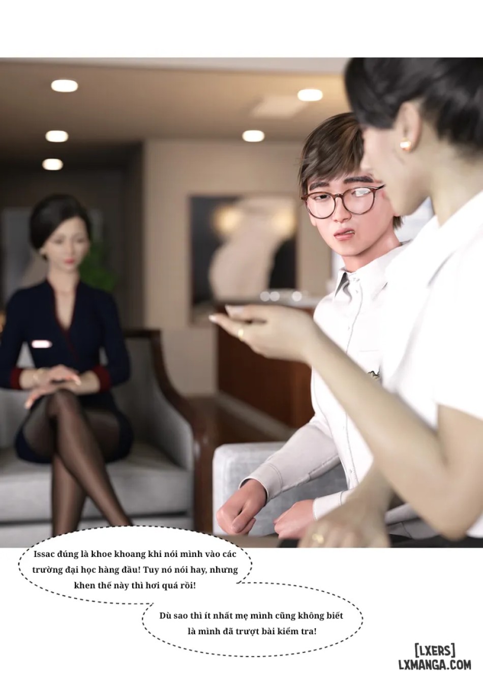 Mẹ tôi bị thằng bạn chơi. 