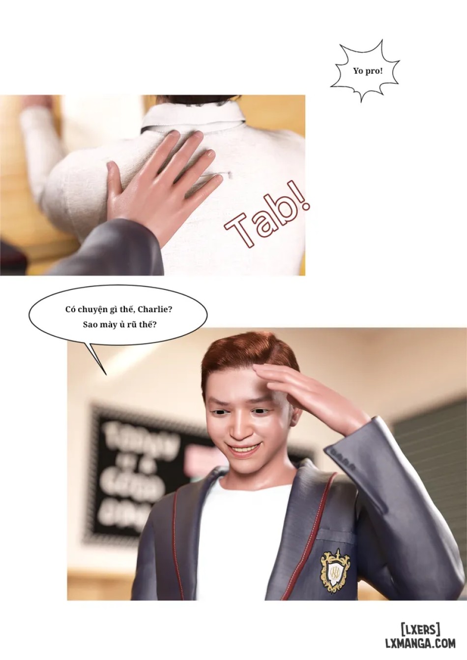 Mẹ tôi bị thằng bạn chơi. 