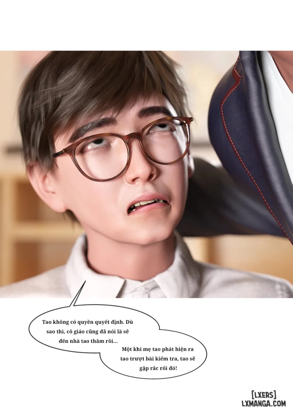Mẹ tôi bị thằng bạn chơi. 