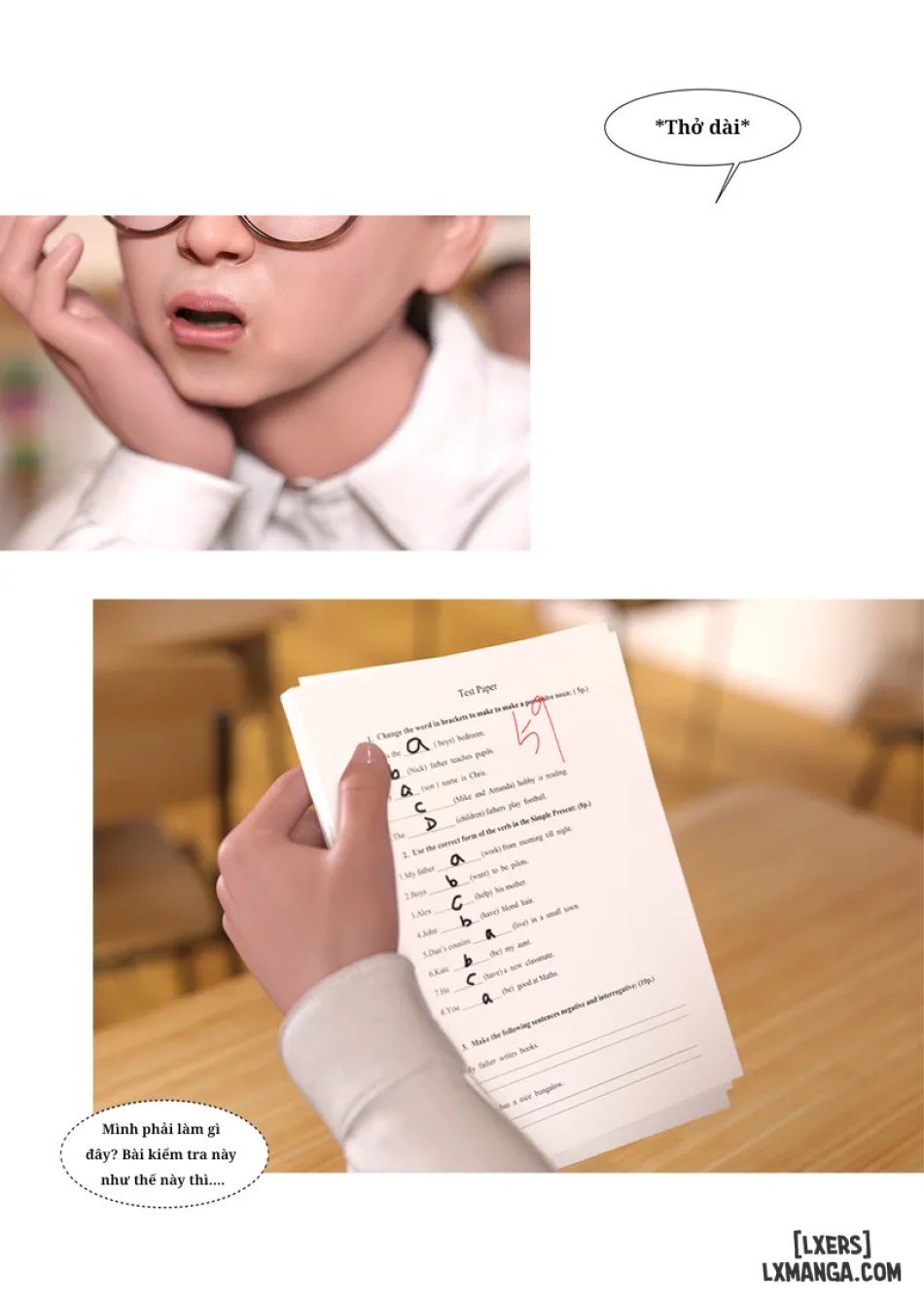 Mẹ tôi bị thằng bạn chơi. 