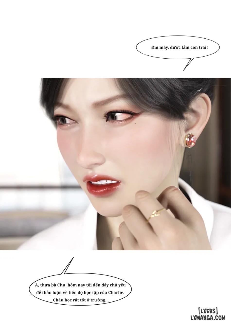 Mẹ tôi bị thằng bạn chơi. 