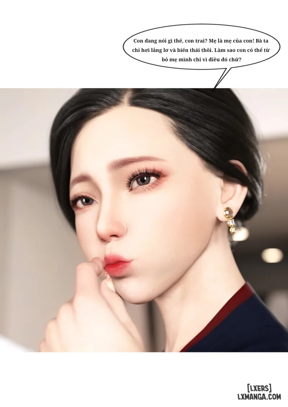 Mẹ tôi bị thằng bạn chơi. 
