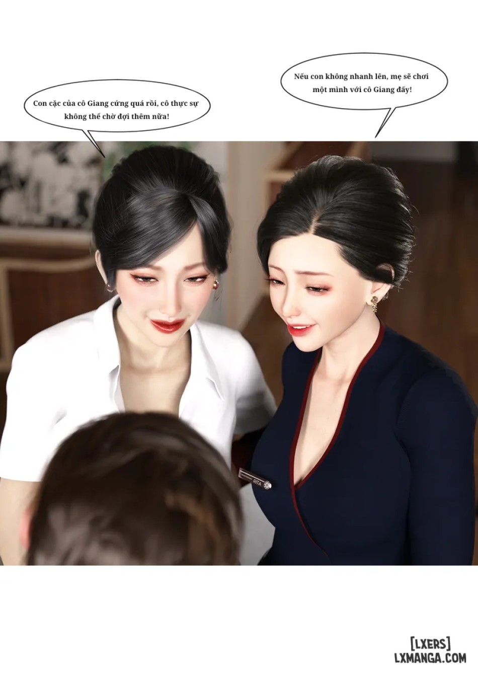 Mẹ tôi bị thằng bạn chơi. 