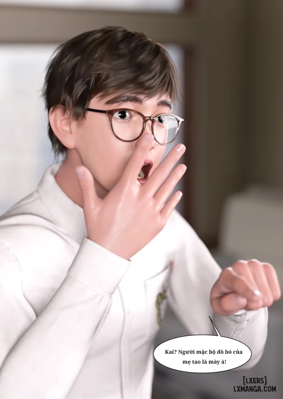 Mẹ tôi bị thằng bạn chơi. 