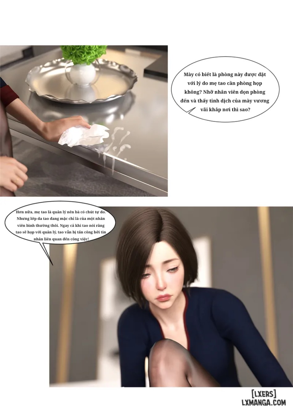 Mẹ tôi bị thằng bạn chơi. 