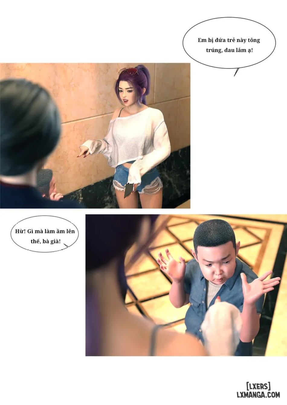 Mẹ tôi bị thằng bạn chơi. 