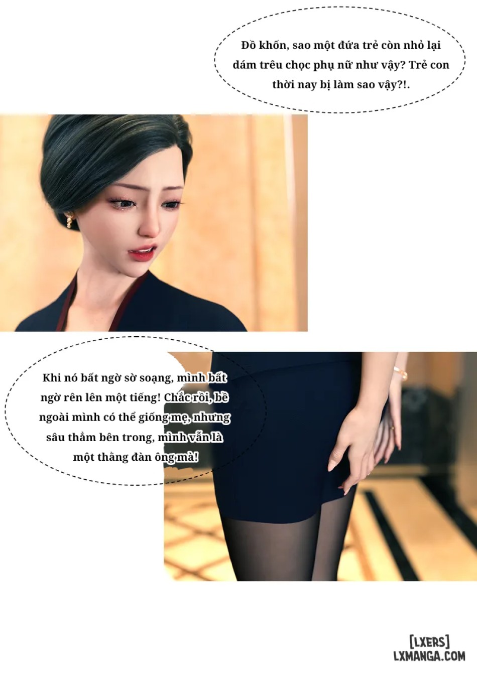 Mẹ tôi bị thằng bạn chơi. 