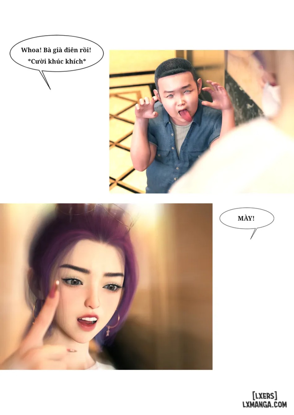 Mẹ tôi bị thằng bạn chơi. 