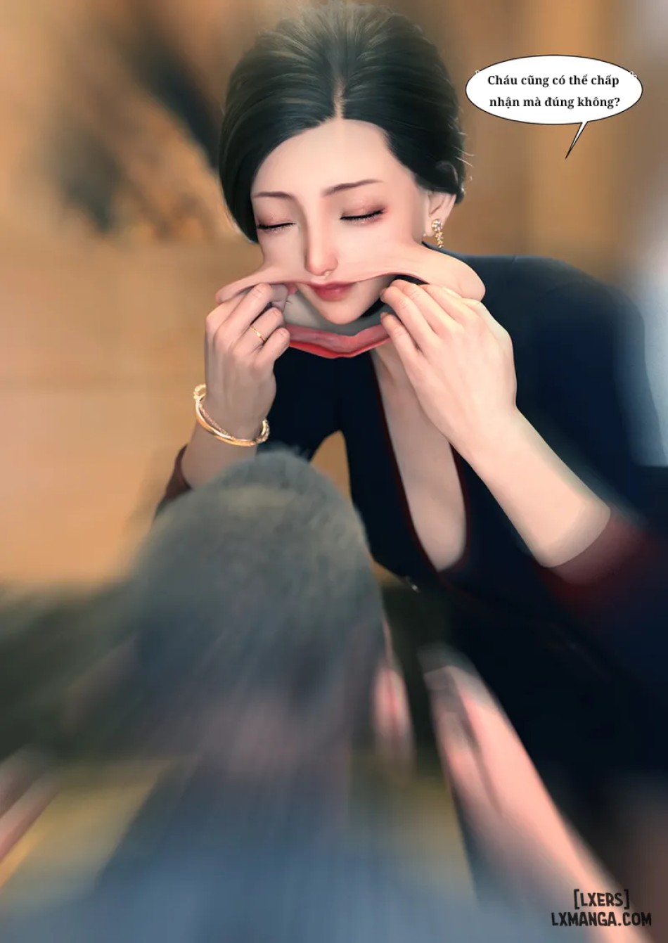 Mẹ tôi bị thằng bạn chơi. 