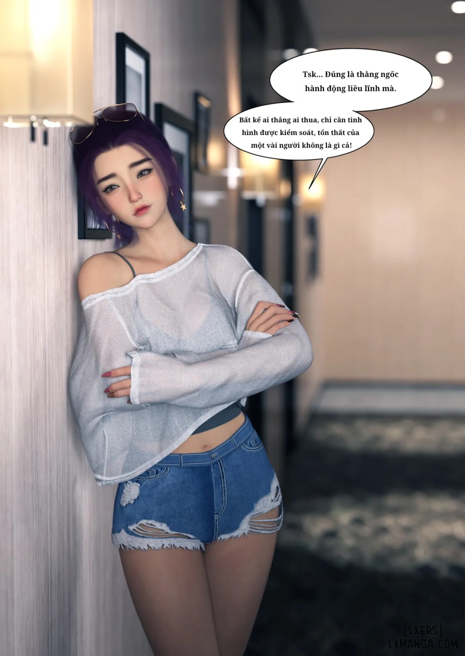 Mẹ tôi bị thằng bạn chơi. 