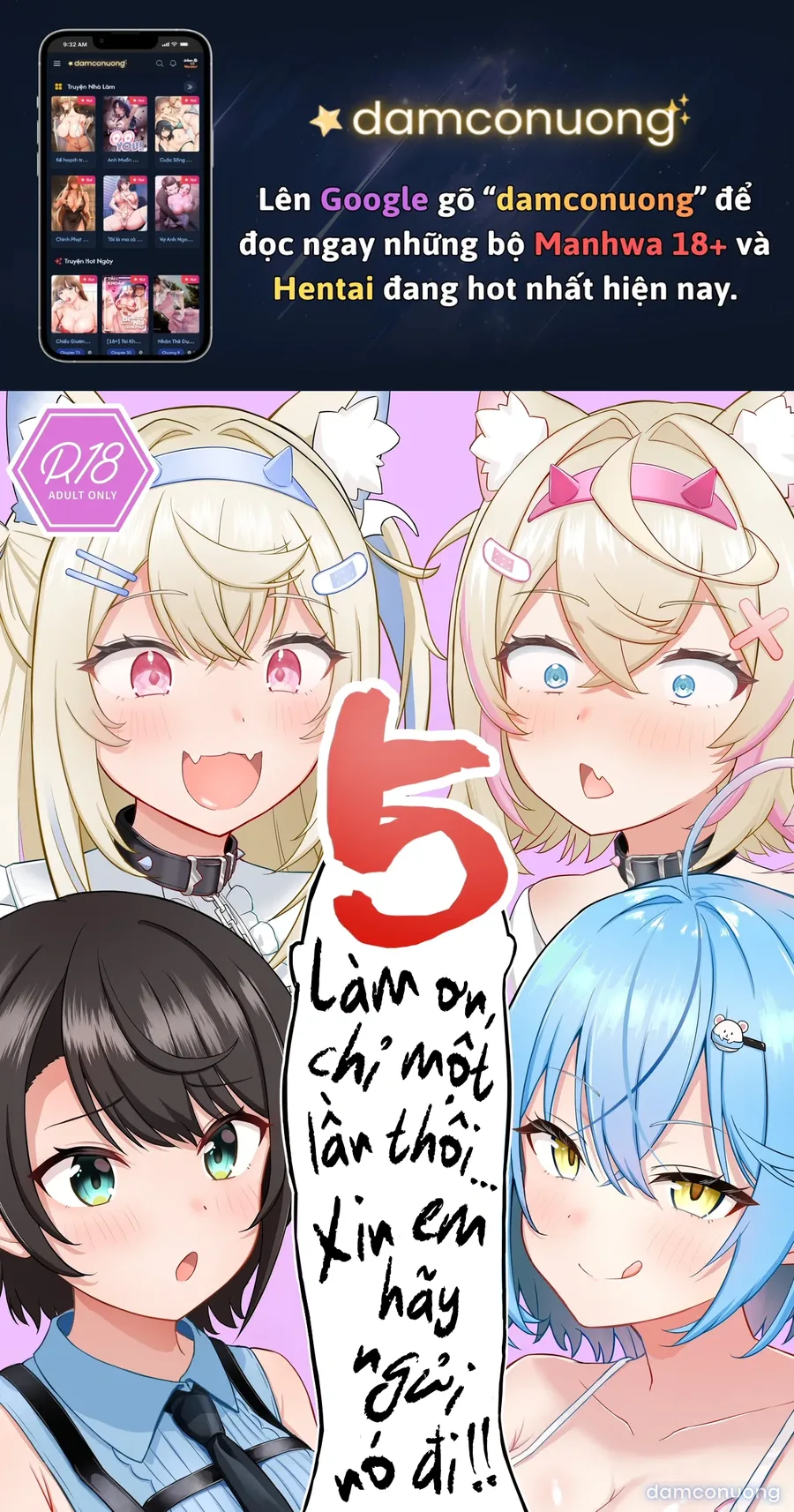 Làm ơn, chỉ một lần thôi... Xin em hãy ngửi nó đi! 