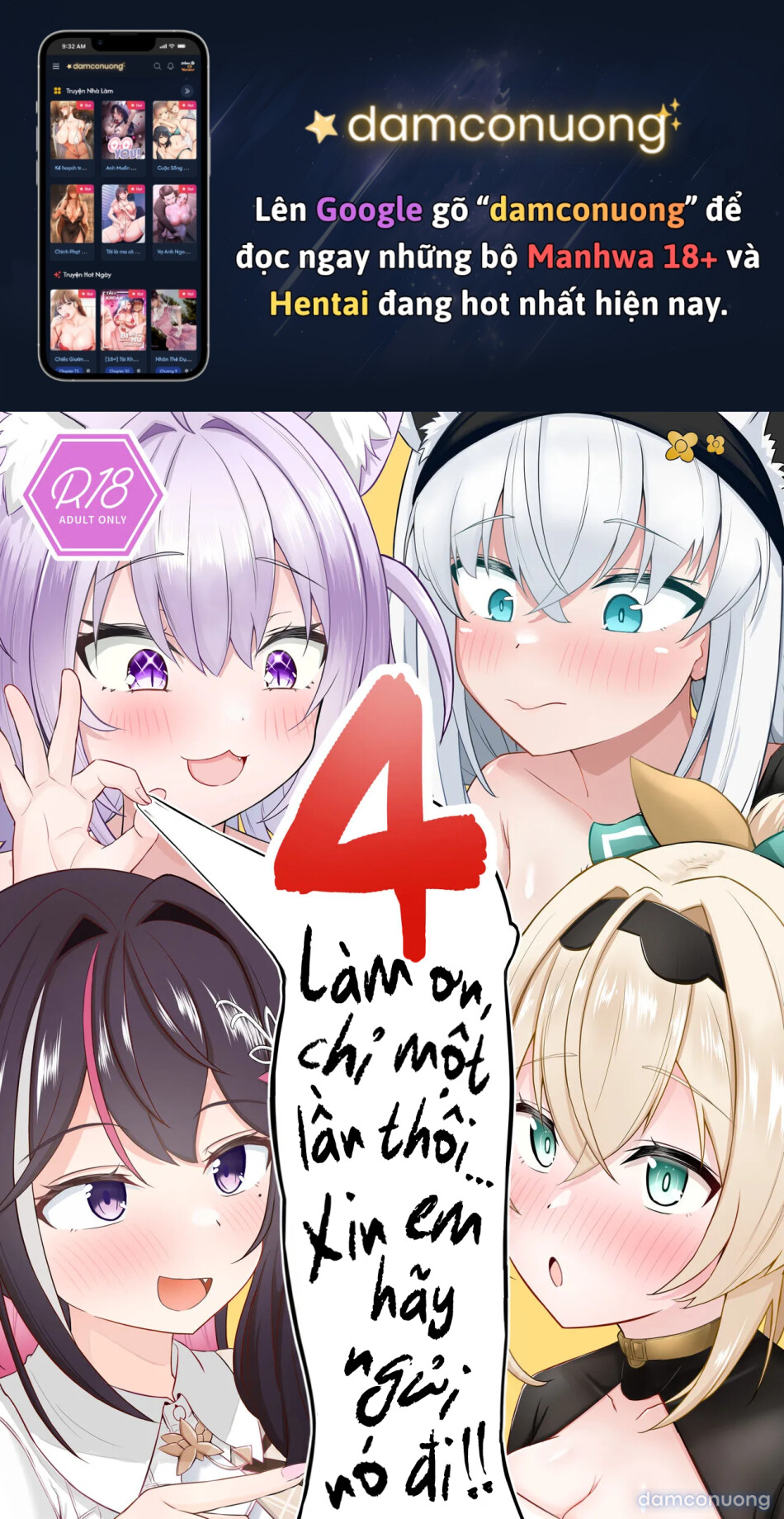 Làm ơn, chỉ một lần thôi... Xin em hãy ngửi nó đi! 