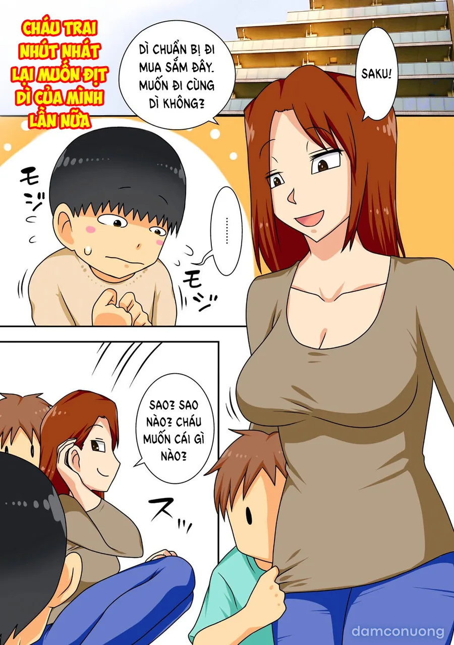 Cháu trai nhút nhát, đụ nát lồn dì! 