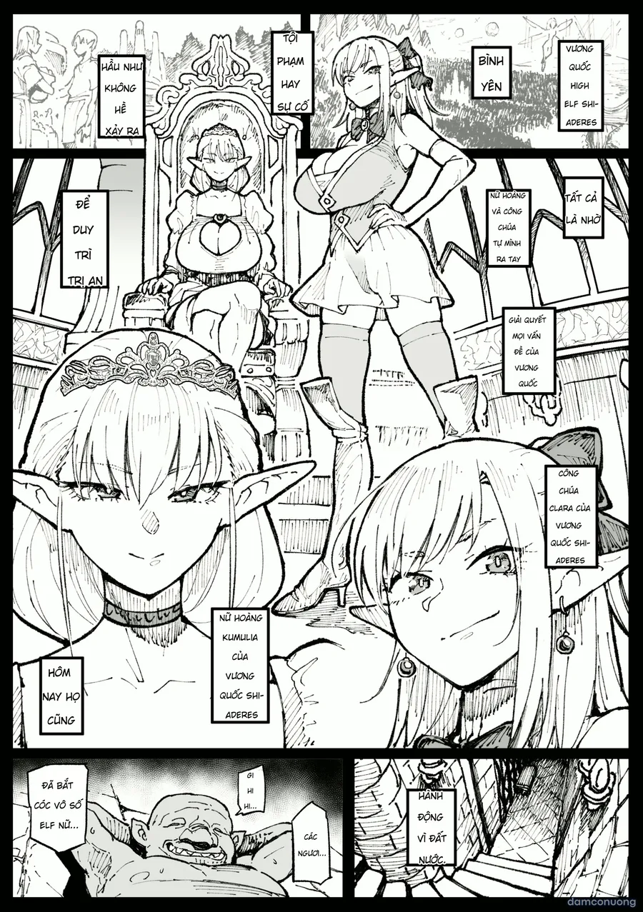 [Ahemaru] Câu chuyện về việc Nữ vương và Công chúa tộc High Elf trừng trị tội phạm tình dục. 