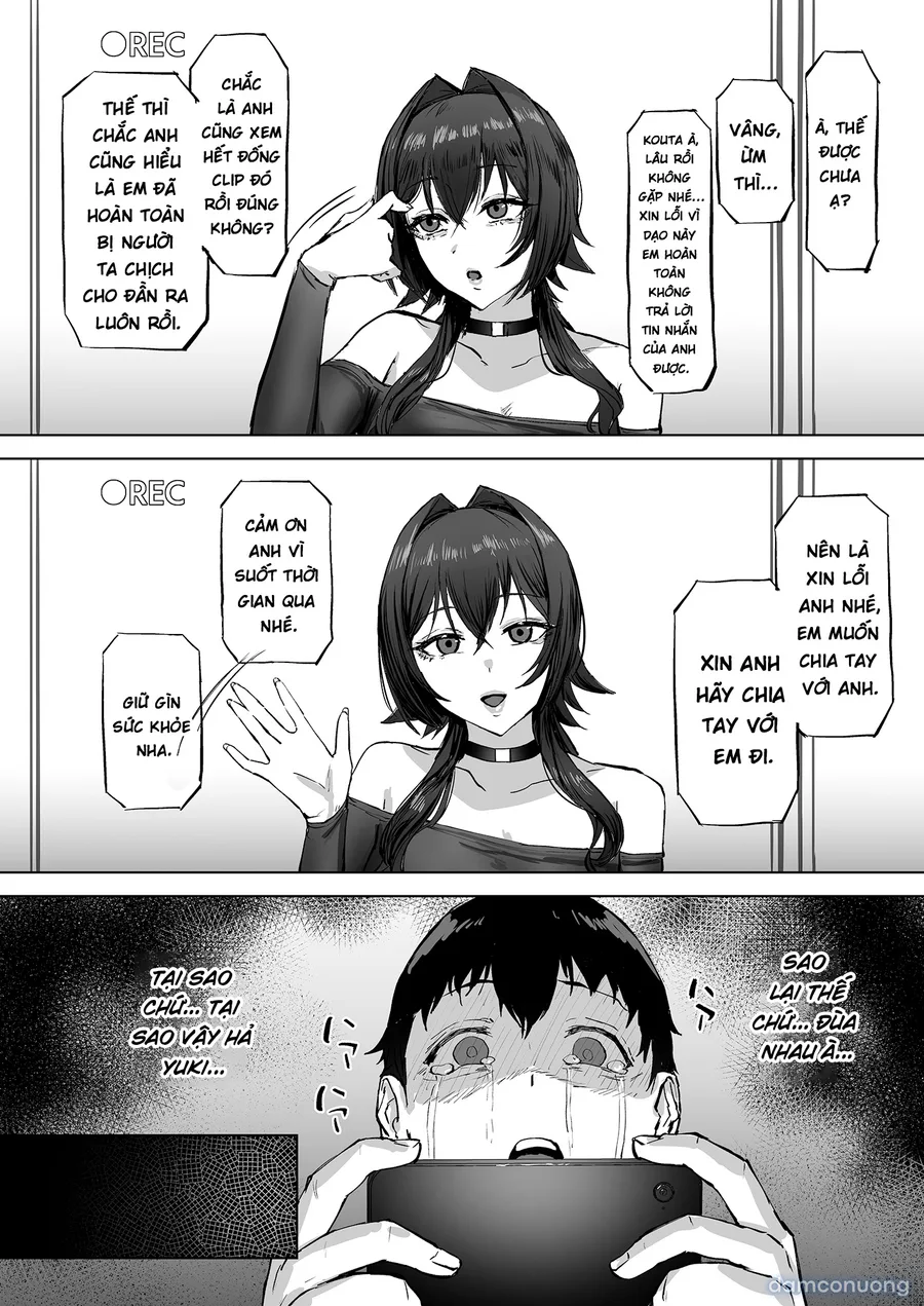 Netorase kurabu ni okuridashita fukanshō no daunā kanojo no hōkoku 