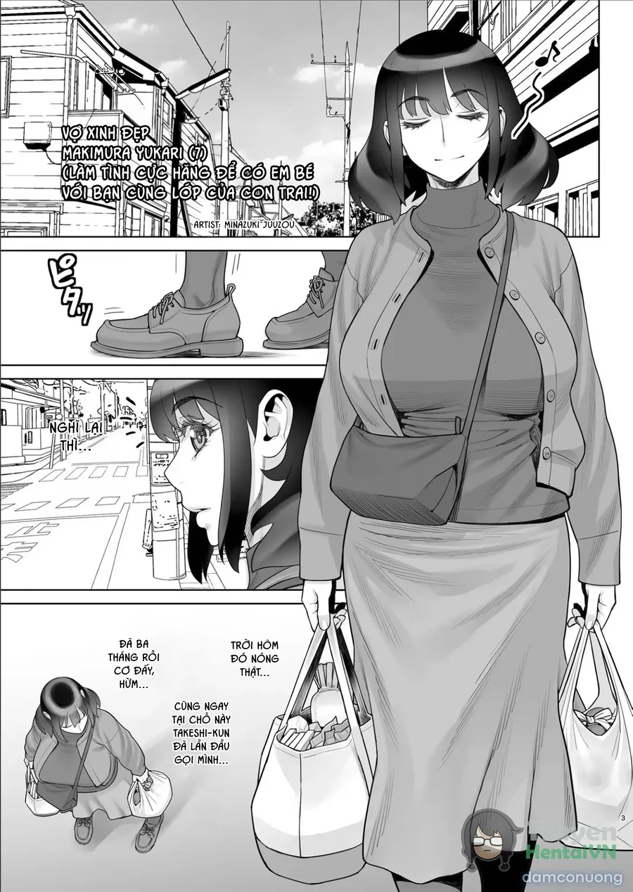 Bijin Tsuma Makimura Yukari Series 7 - Musuko no Doukyuusei to Otto Kounin Haramase 