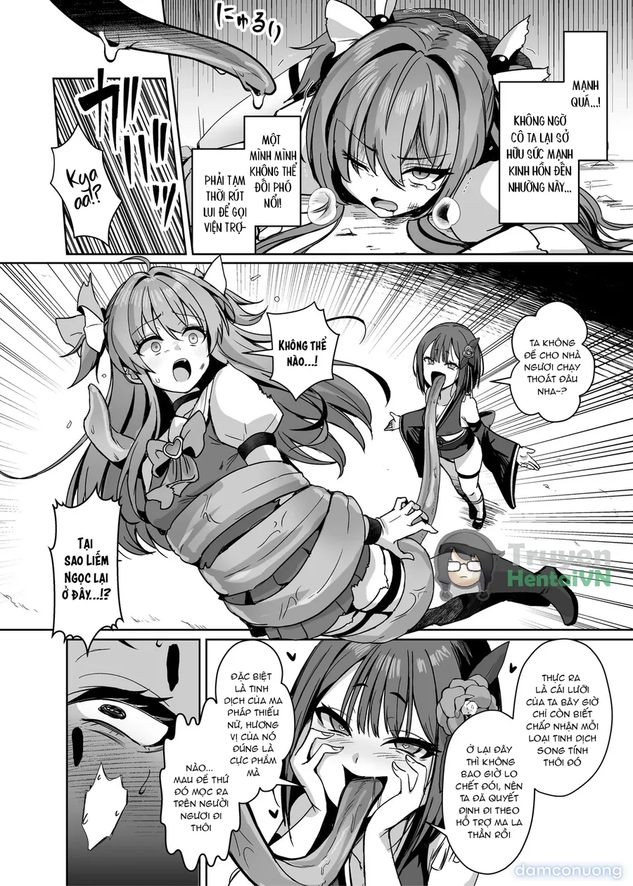 Mahou Shoujo Saint Lily Dankon ~Futanari o Hayasareta Mahou Shoujo ga Chinpo-gurui ni Ochiru Made~ 