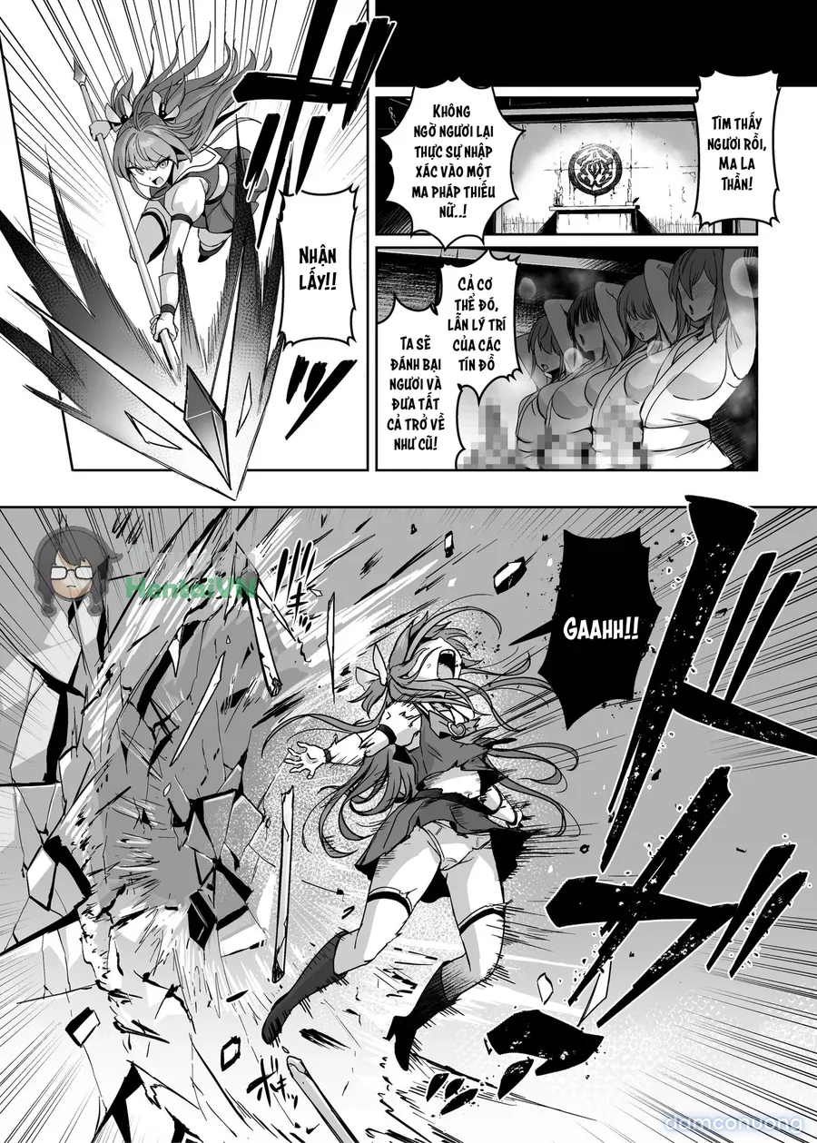 Mahou Shoujo Saint Lily Dankon ~Futanari o Hayasareta Mahou Shoujo ga Chinpo-gurui ni Ochiru Made~ 