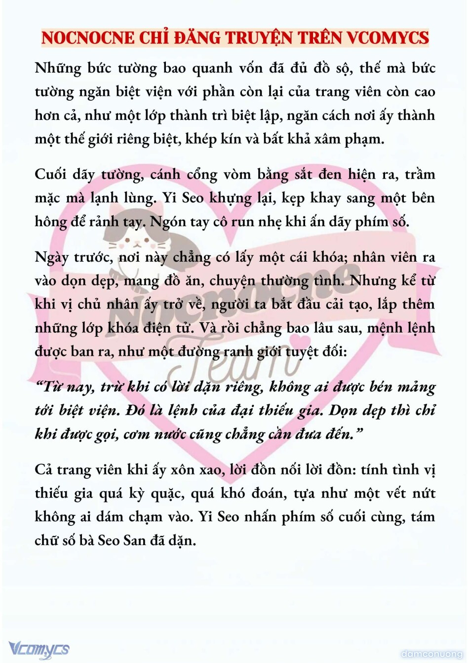 [FULL] [NOVEL] NGỌN ĐÈN BIỆT VIỆN KHÔNG BAO GIỜ TẮT 