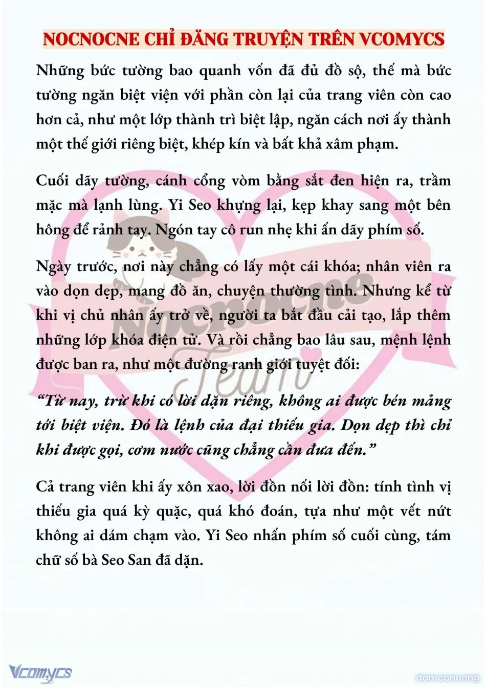 [FULL] [NOVEL] NGỌN ĐÈN BIỆT VIỆN KHÔNG BAO GIỜ TẮT 