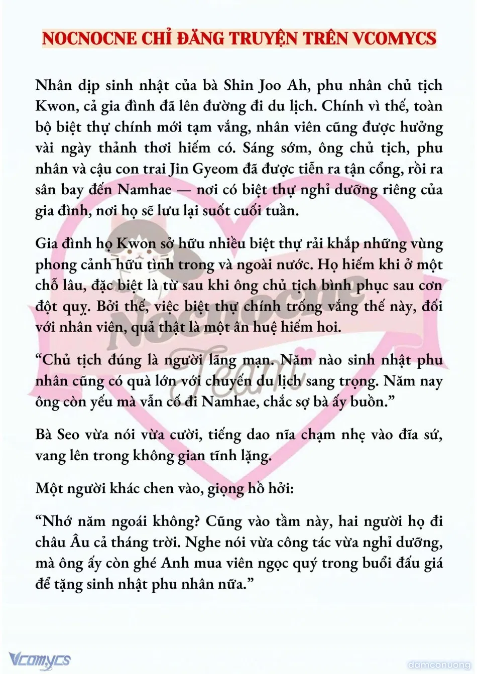 [FULL] [NOVEL] NGỌN ĐÈN BIỆT VIỆN KHÔNG BAO GIỜ TẮT 