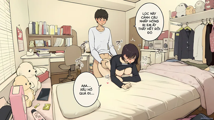 Thời học sinh cố gắng làm tình trong phòng riêng khi cả gia đình vẫn ở nhà 
