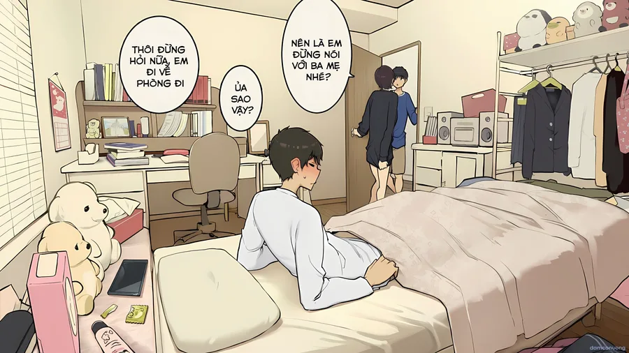 Thời học sinh cố gắng làm tình trong phòng riêng khi cả gia đình vẫn ở nhà 
