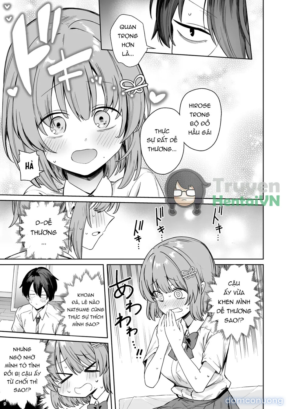 Hirose-san, the class’s secret crush, is making a bold move! 