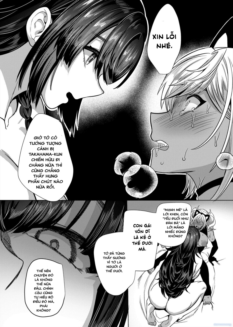 Takahama-Kun ♀(hóa nữ) Hoàn Toàn Nghe Lời Cô Bạn Gái Máu M 