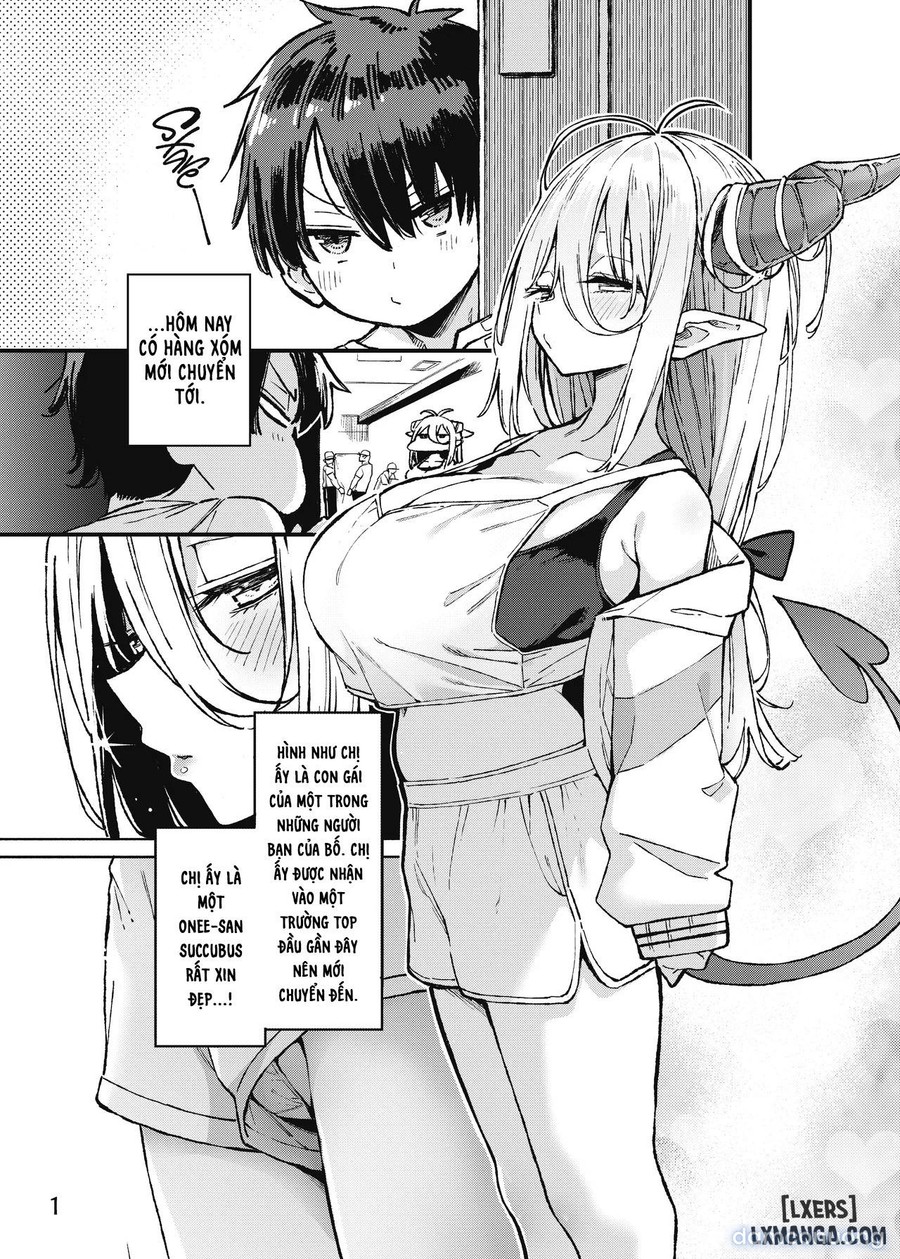 Ngày tháng ngọt ngào bên chị gái Succubus hàng xóm quyến rũ 
